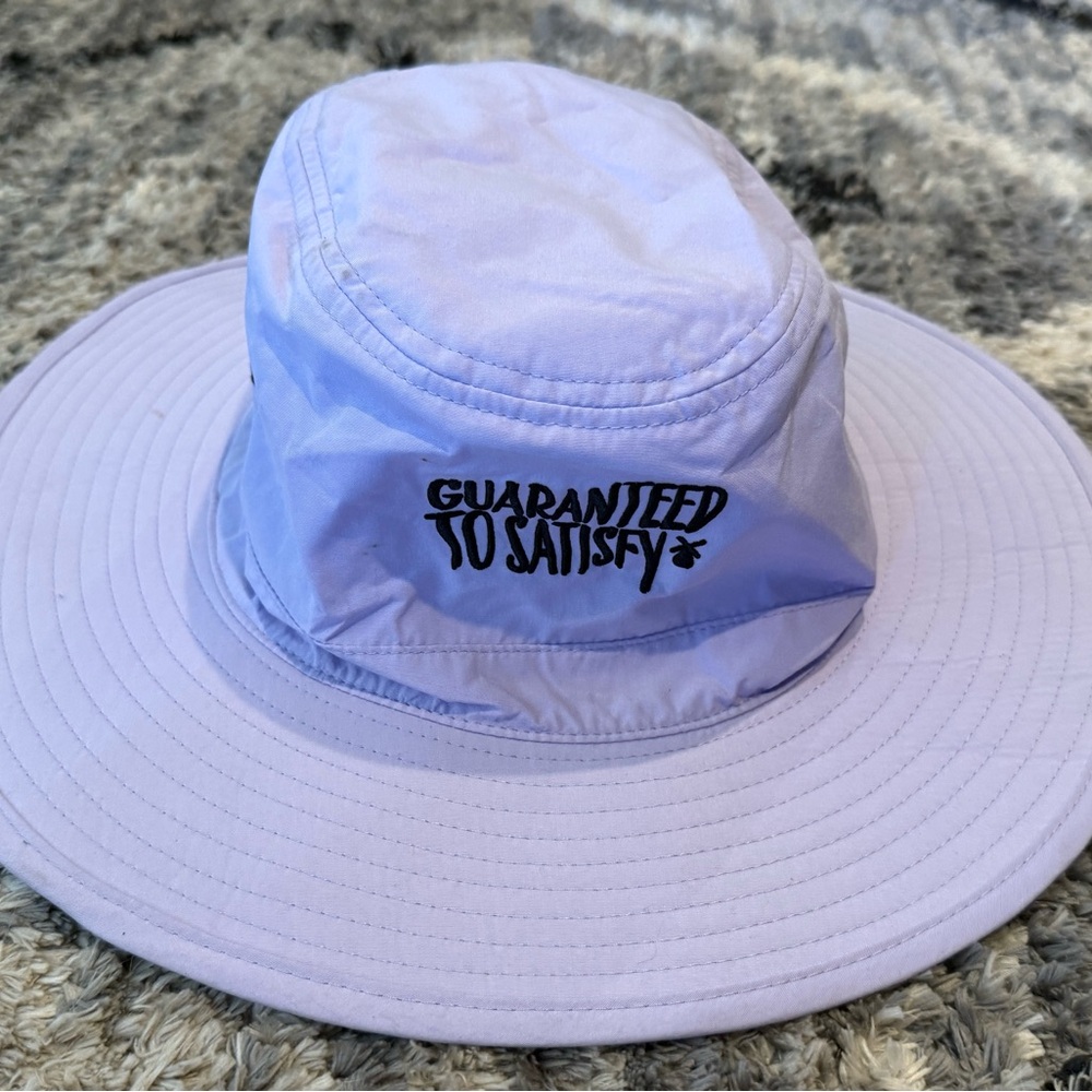 Dutch Bros ‘Guaranteed to Satisfy’ Wide Brim Sun Hat - Light Lavender